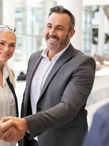 Business handshake